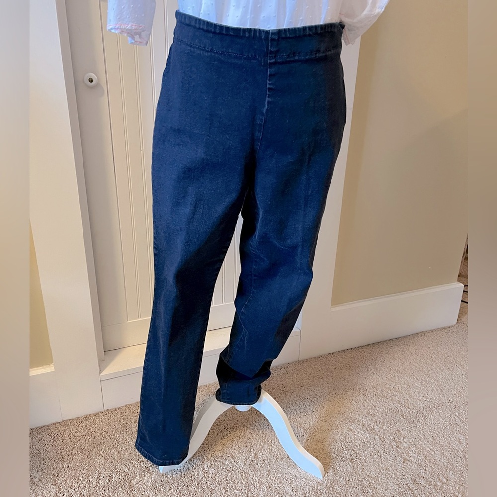 TALBOTS Side Zip Ankle Jeans size 14